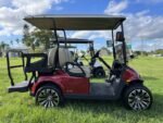 NEW 2023 E-Z-GO FREEDOM RXV ELITE LITHIUM INFERNO RED FOR SALE
