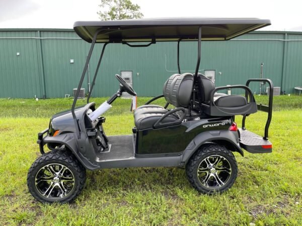 2021 CLUB CAR GOLF CARTS ALL 4 PASSENGER – LIFTED – ELECTRIC FOR SALE