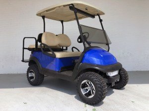 BLUE 4 INCH LIFTED CLUB CAR GOLF CART FOR SALE