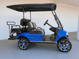 NEW BLUE EVOLUTION CLASSIC 4 PRO GOLF CART FOR SALE