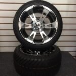12″ ALUMINUM GOLF CART WHEEL AND STREET TIRE COMBO For Sale now at theebikesstore.com