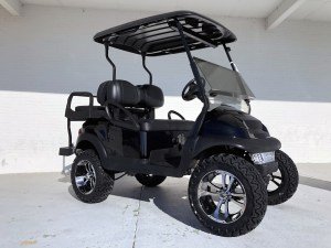 BLACK LIFTED CLUB CAR PRECEDENT MAX 6 REAR SEAT FOR SALE