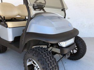 SILVER LIFTED CLUB CAR PRECEDENT GOLF CART FOR SALE