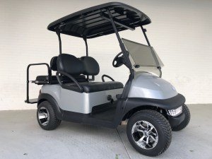 LOW PROFILE SILVER SPORTSTER CLUB CAR GOLF CART FOR SALE