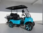 TEAL BLUE EVOLUTION CLASSIC 4 PRO GOLF CART FOR SALE