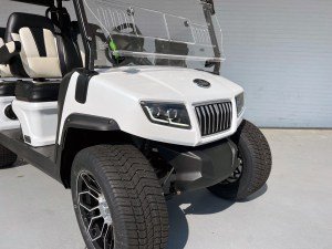 WHITE EVOLUTION D5 RANGER LITHIUM GOLF CART FORWARD FACING FOR SALE