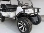 WHITE 6 PLUS LIMO LIFTED EVOLUTION GOLF CART