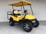YELLOW BEACH CRUISER CLUB CAR GOLF CART FOR SALE