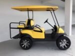YELLOW BEACH CRUISER CLUB CAR GOLF CART FOR SALE
